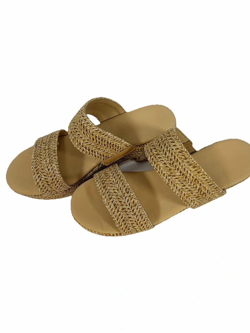 NWT North Oak Espadrilles Platform Wedge Sandals Size 7 Women's